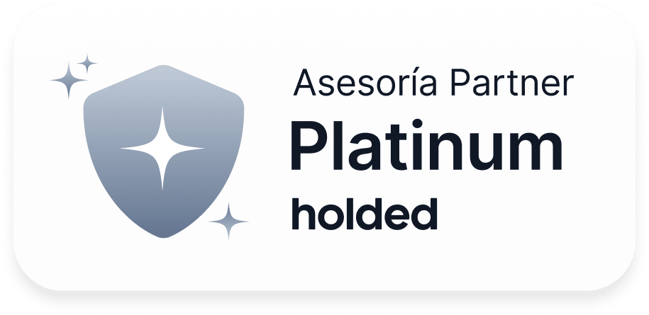 Insignia de partner platinum de Holded